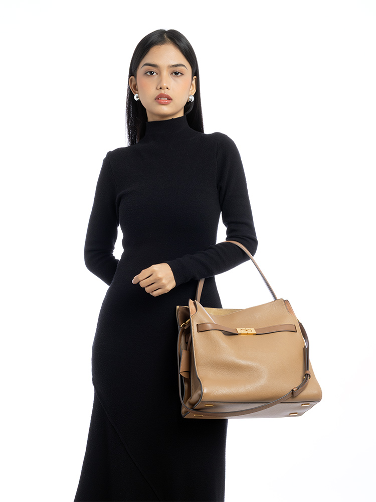 Lee Radziwill Double Bag Tiramisu