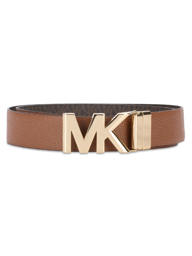 Signature Twist Reversible Belt Brown Luggage Sz M