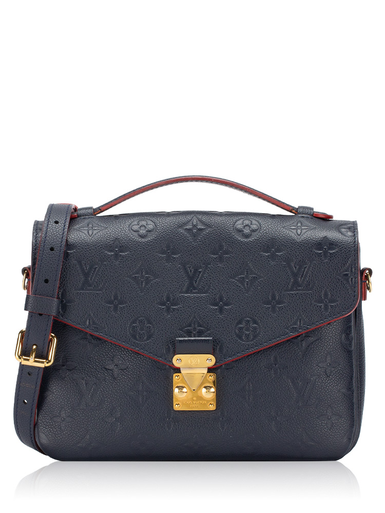Monogram Empreinte Pochette Metis Marine Rouge