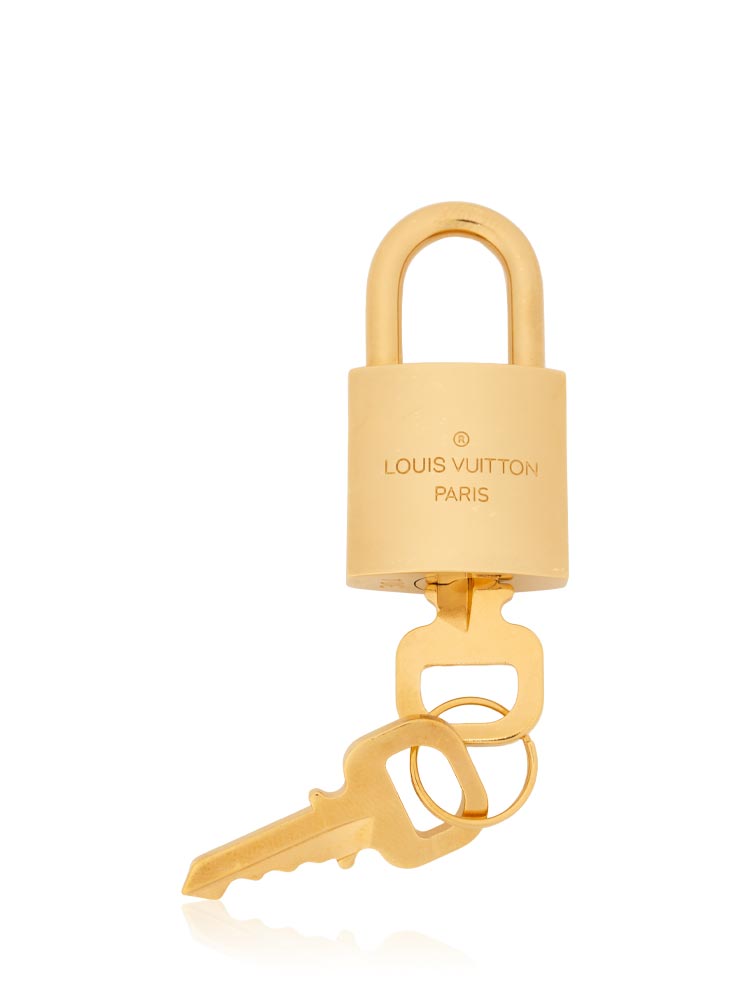 Brass Lock and Key Set Gold #304