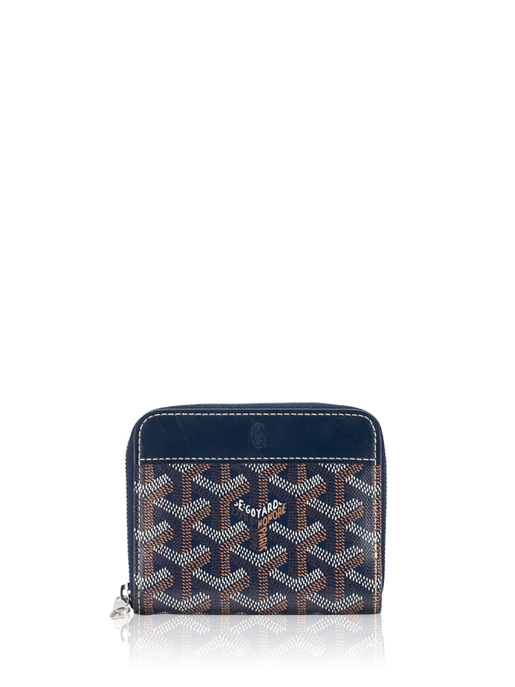 Goyardine Matignon PM Wallet Navy