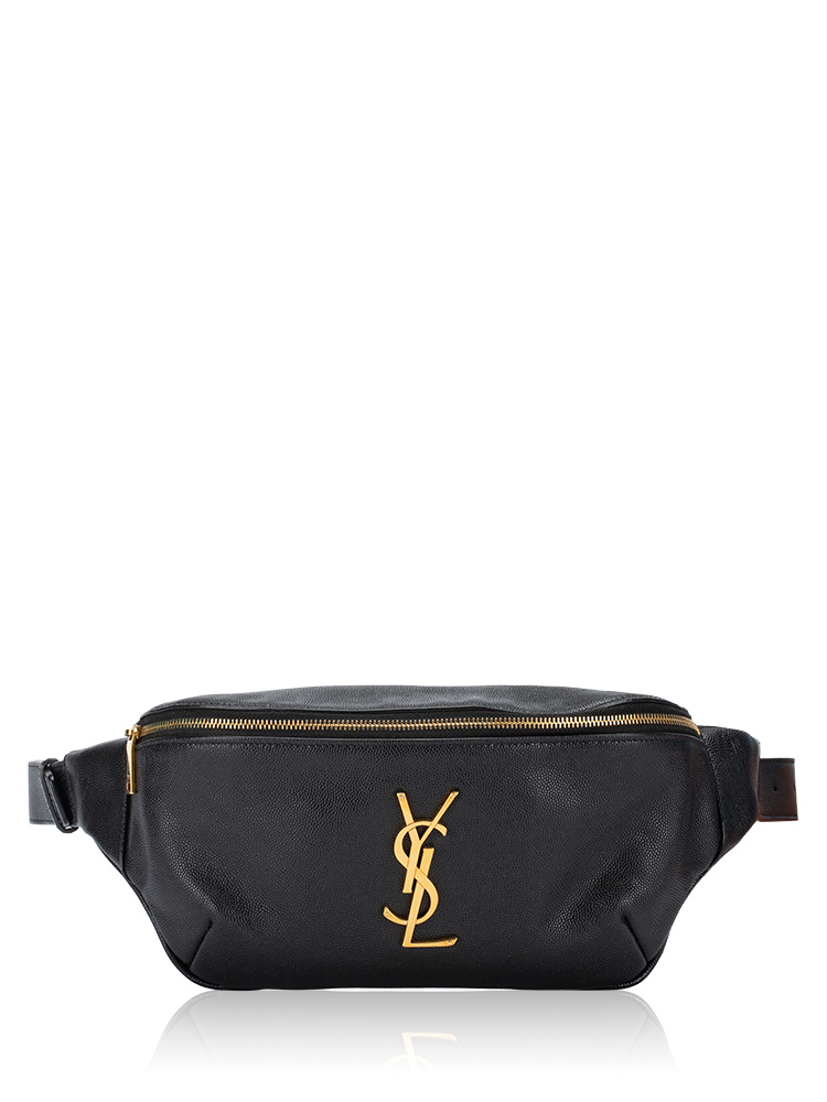 Grain De Poudre Monogram Belt Bag Black