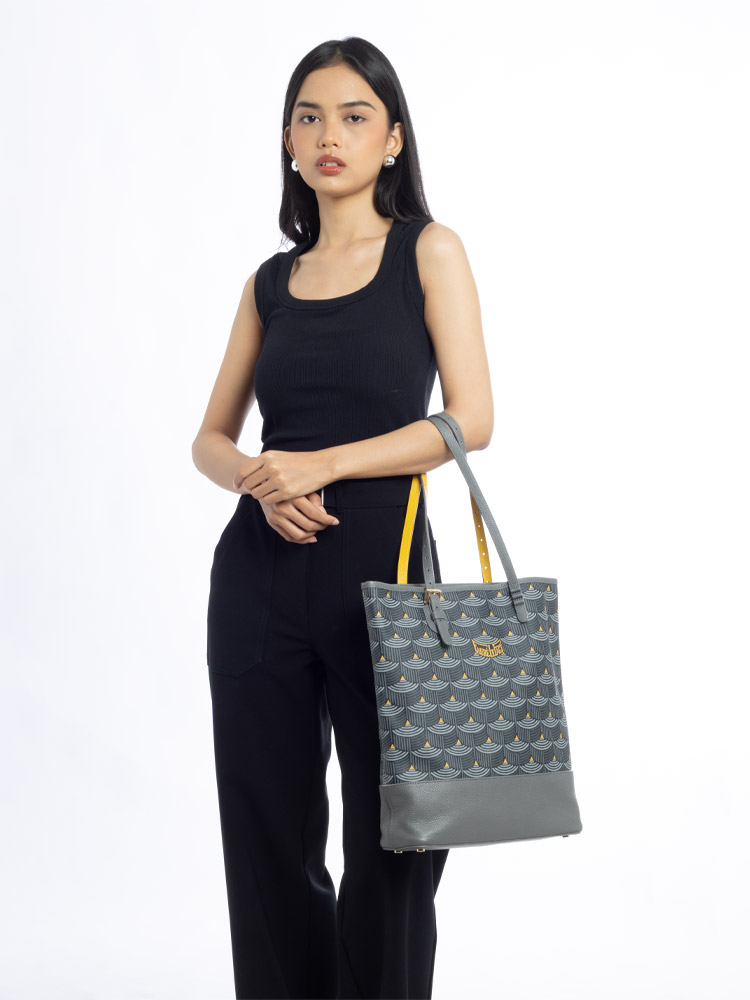 Daily Battle 30 Large Vertical Tote Steel Grey