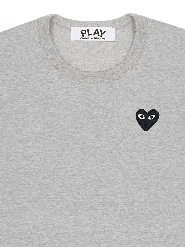 Black Emblem Basic T-Shirt Grey Sz M