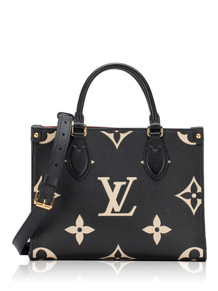 Monogram Empreinte Bicolor Onthego PM Noir Crème