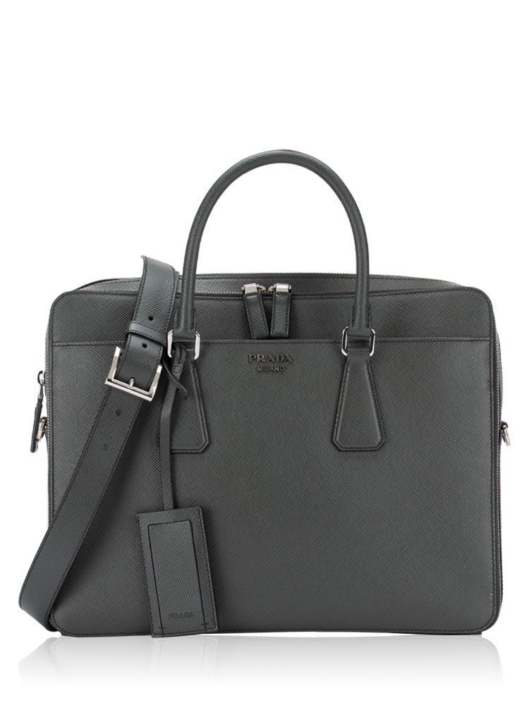 2VE366 Saffiano Briefcase Antracite