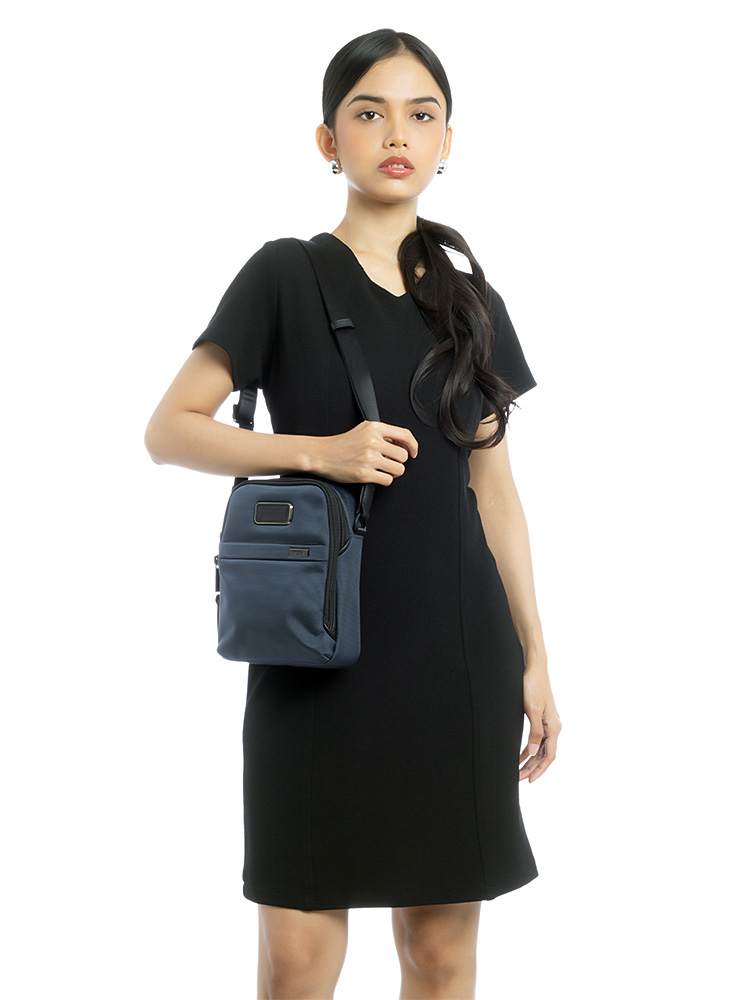 Alpha Small Crossbody Navy