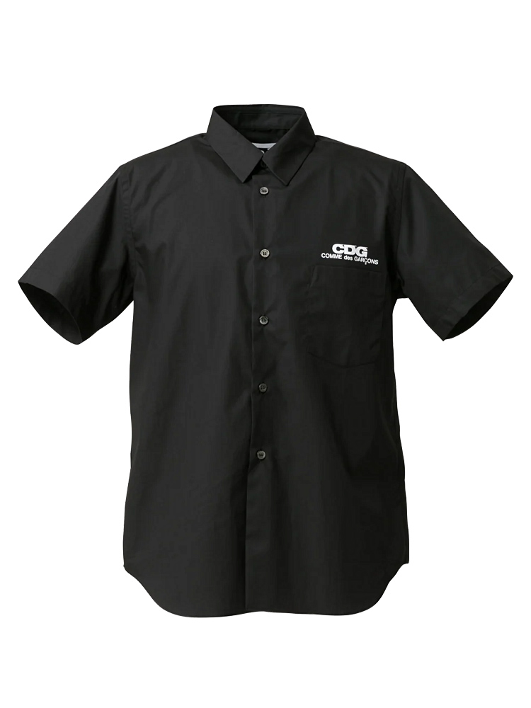 CDG Classic Short Sleeve Shirt Black Sz XL