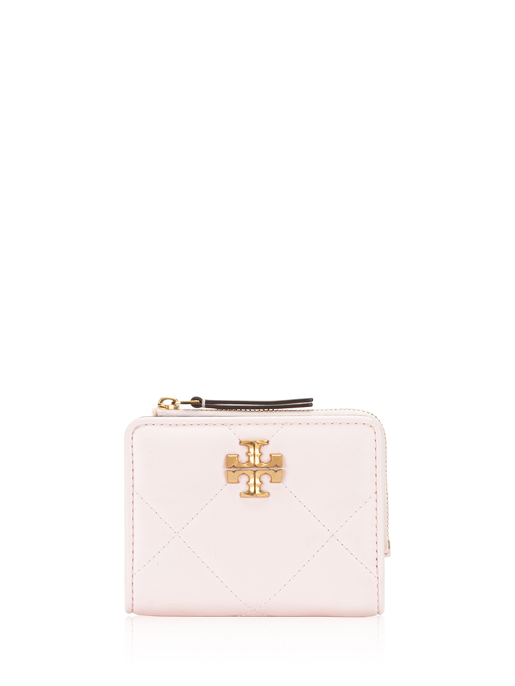 Kira Chevron Small Wallet Rose Salt