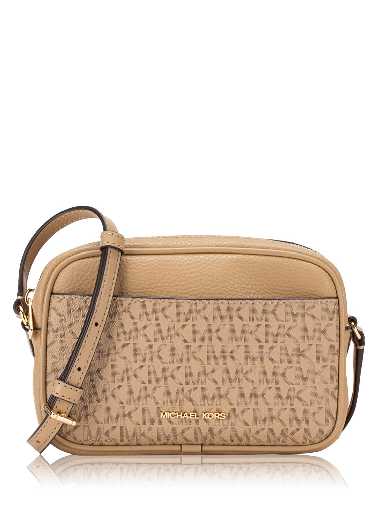 Signature Jet Set Small Camera Bag Camel