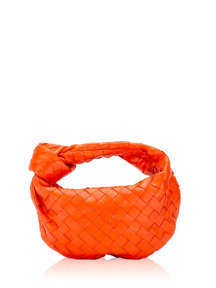 Nappa Intrecciato Mini Jodie Orange