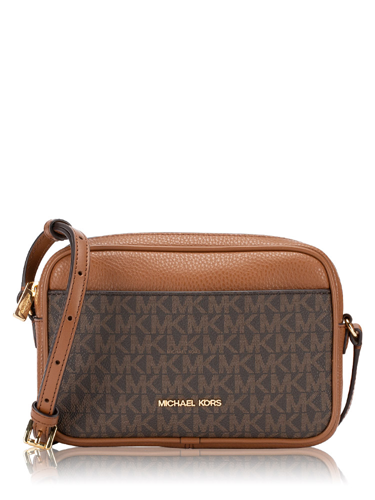 Signature Jet Set Small Camera Bag Brown