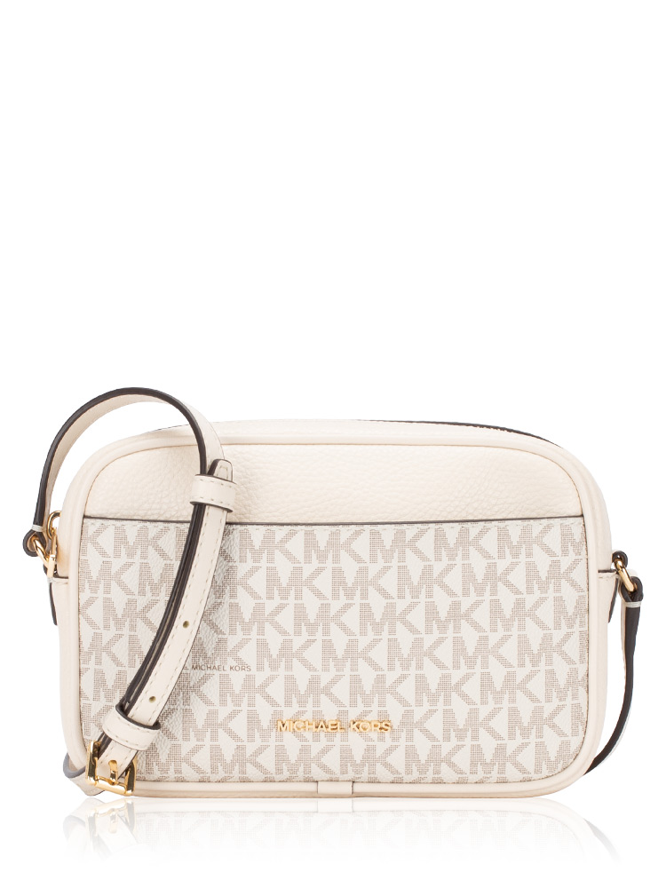 Signature Jet Set Small Camera Bag Light Cream Multi