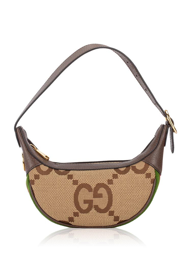 Jumbo GG Web Mini Ophidia Half Moon Hobo Camel Ebony New Ace
