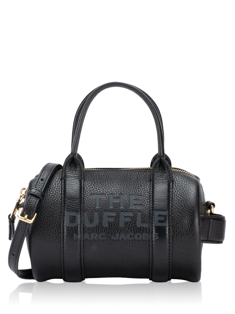 2S4HCR032H02 Leather Mini Duffle Black