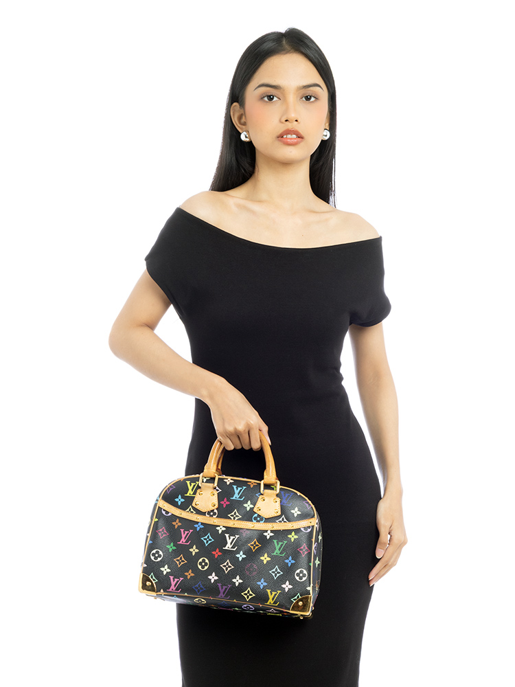 Monogram Multicolor Trouville Black