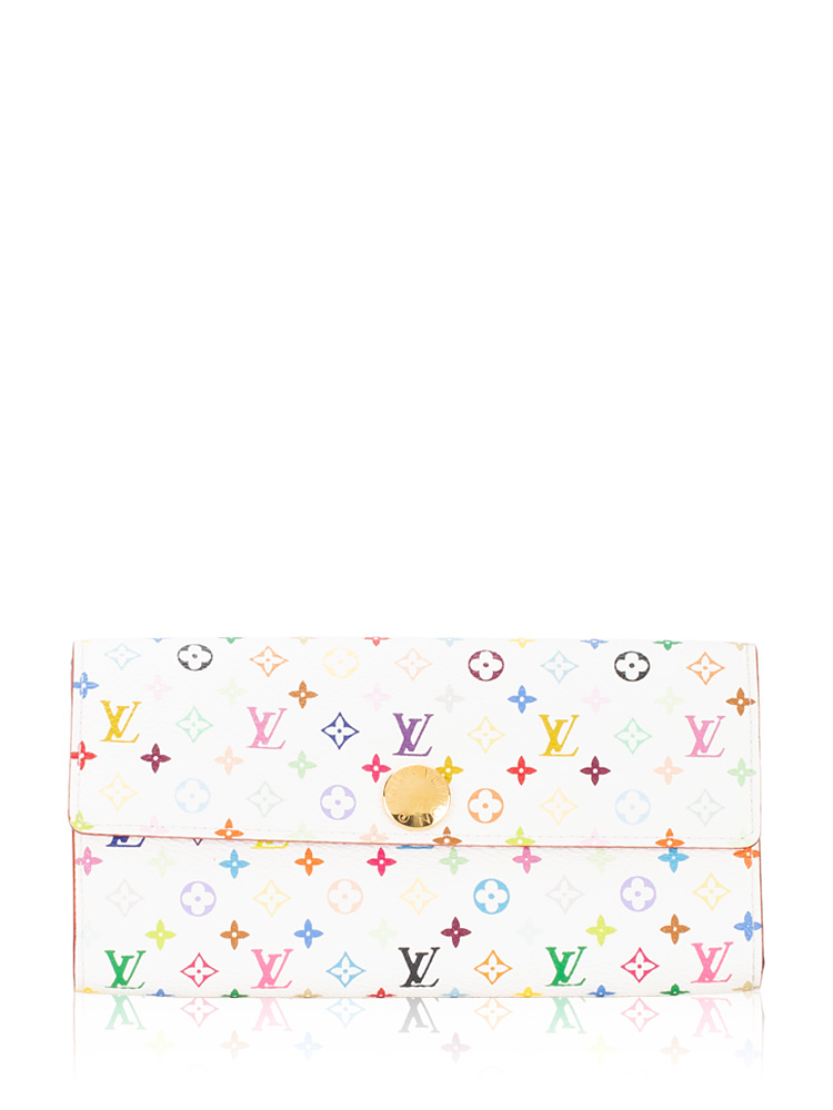 Monogram Multicolor Sarah Wallet Blanc