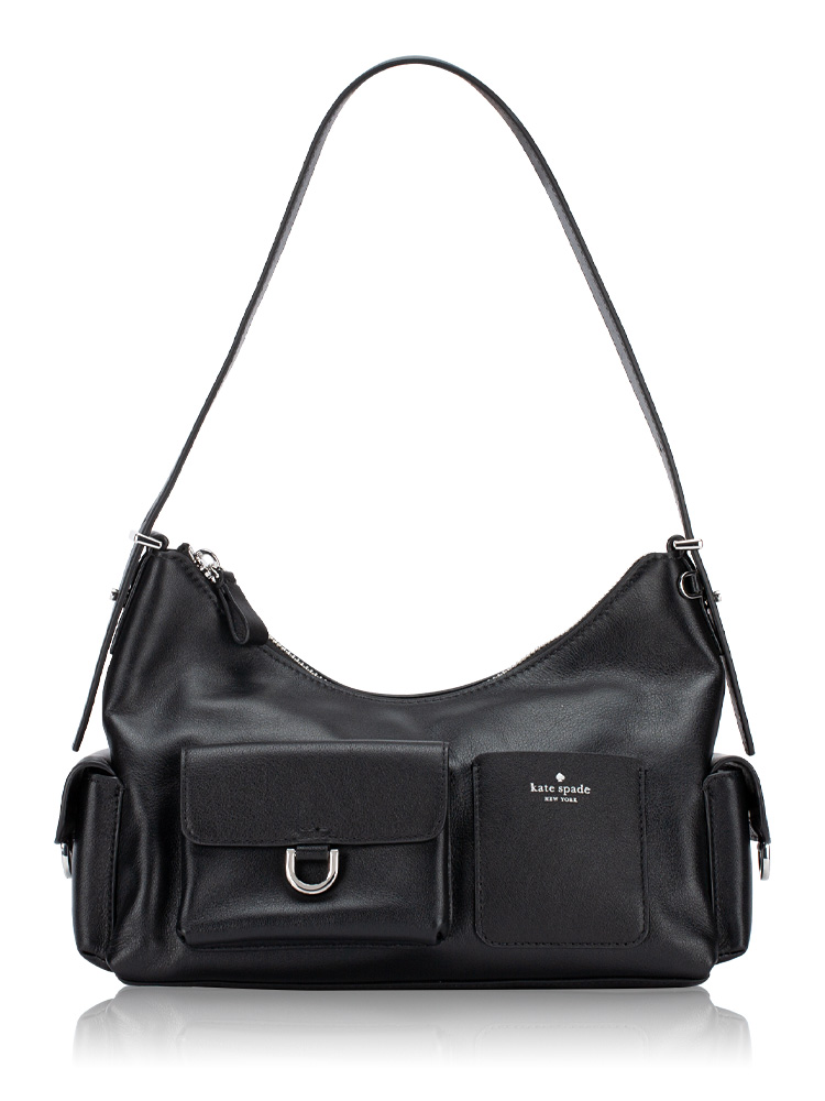 Cargo Medium Shoulder Bag Black