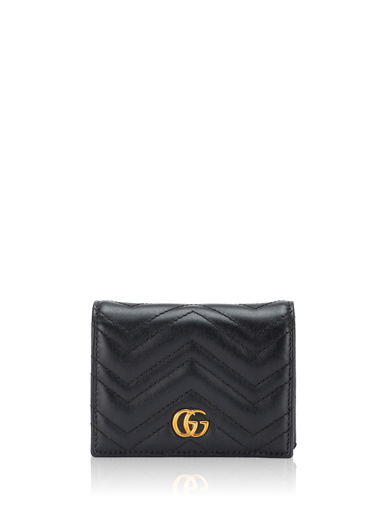 GG Marmont Matelasse Small Wallet Black
