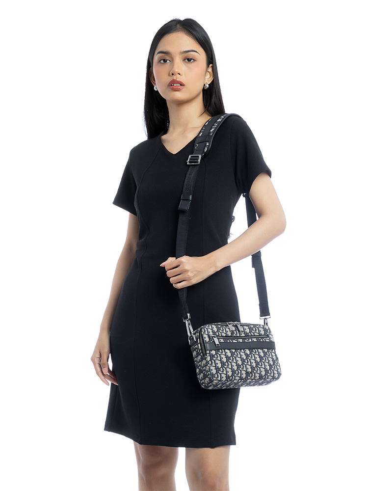 Oblique Safari Messenger Blue