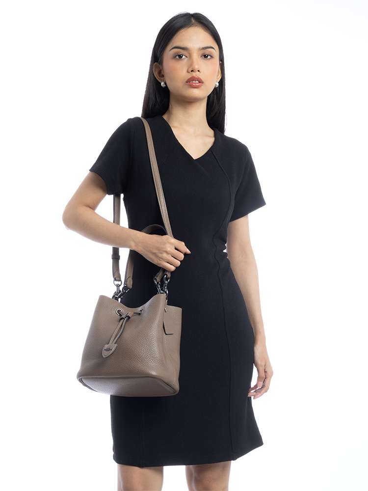 CBH06 Rowan Bucket Bag Dark Stone