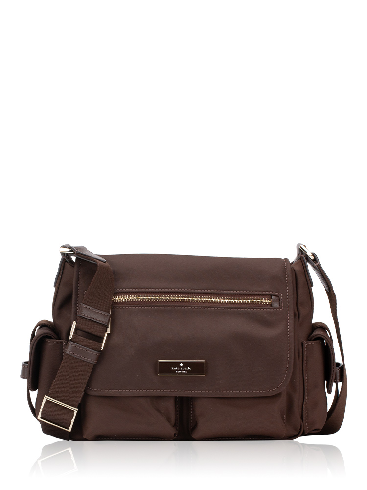 Carter Nylon Cargo Messenger Hot Fudge