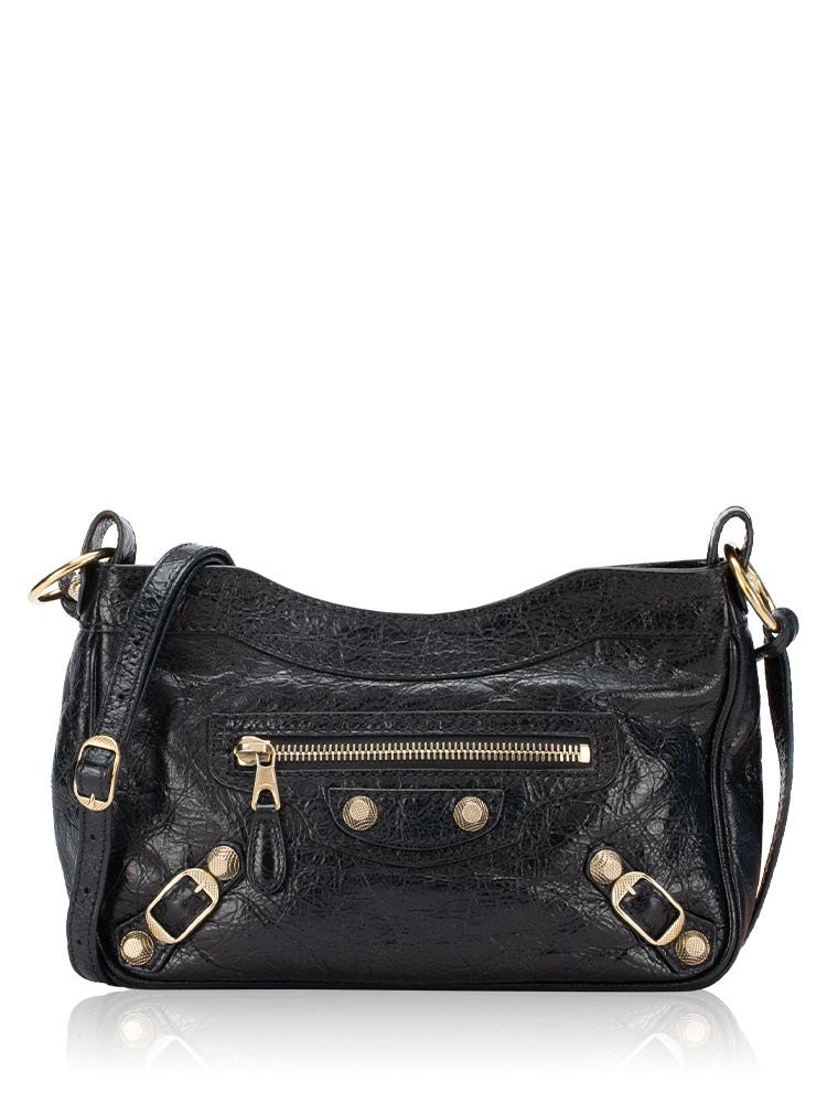 Giant Gold Hip Crossbody Black
