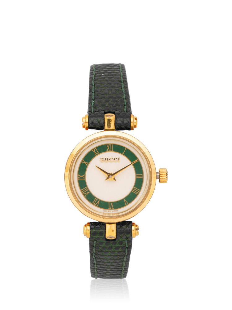 Vintage Sherry Line 22mm Watch Dark Green