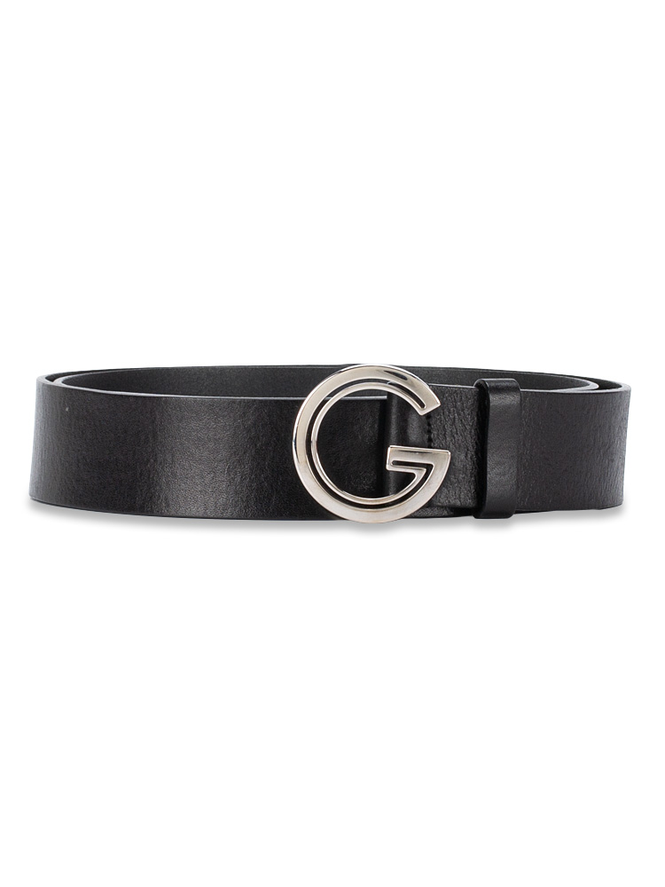 Calfskin G Logo 40mm Belt Black Sz 105
