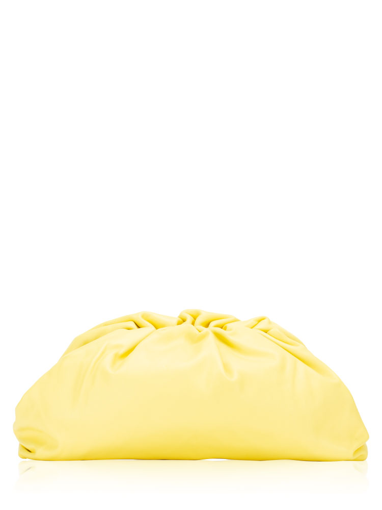 Smooth Butter Calf The Pouch Oversized Clutch Sherbert