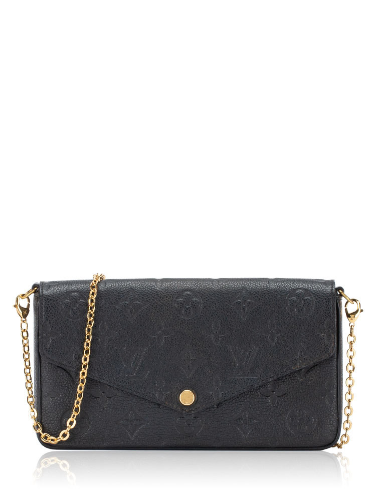Monogram Empreinte Felicie Pochette Noir