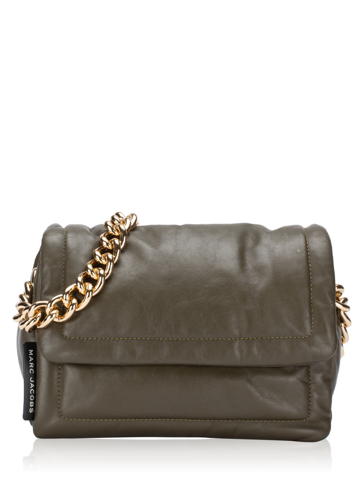 Leather Pillow Soft Shoulder Bag Beech