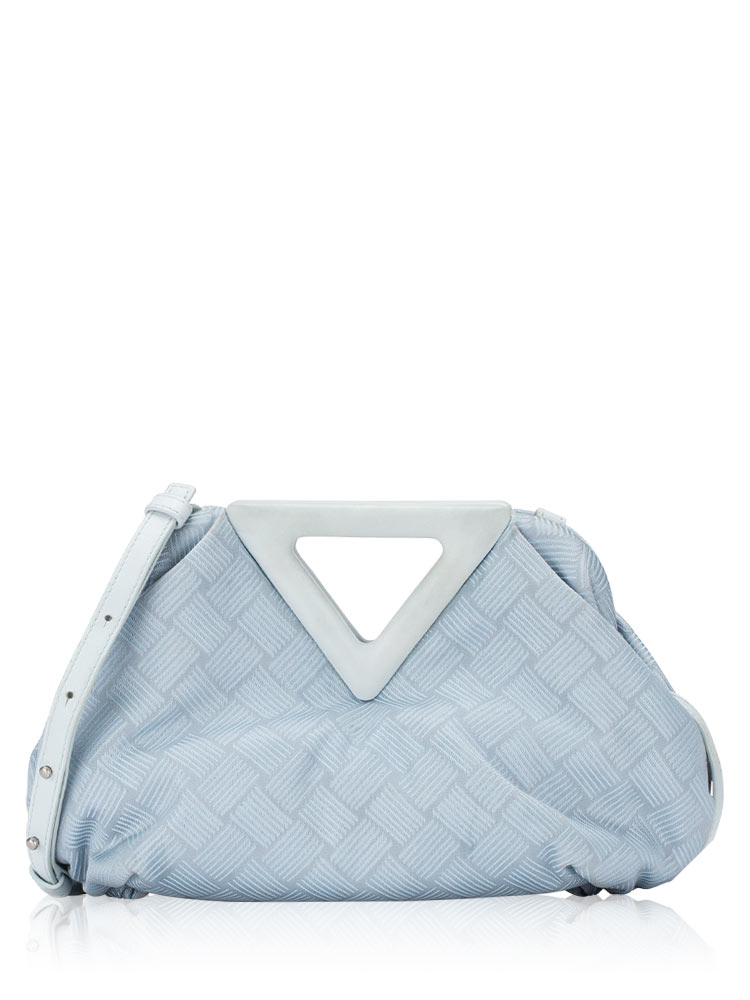 Jacquard The Point Triangle Mini Shoulder Bag Bubble Silver