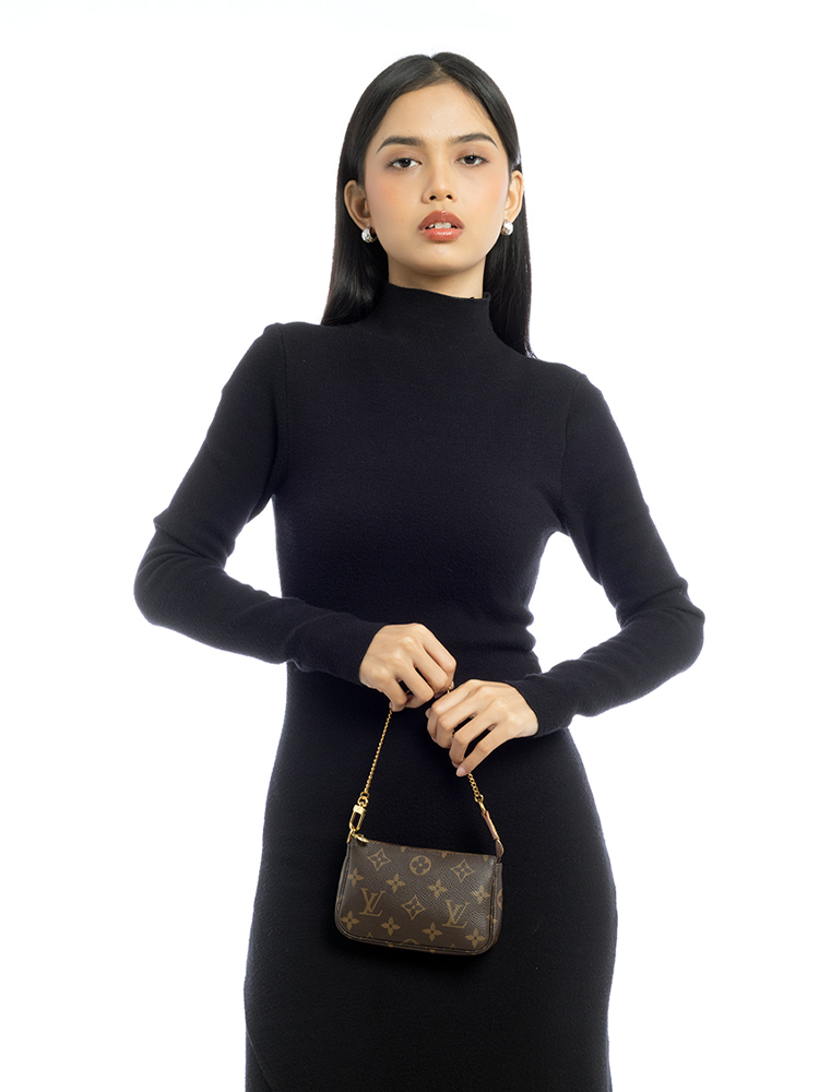 Monogram Mini Pochette Accessories on Chain