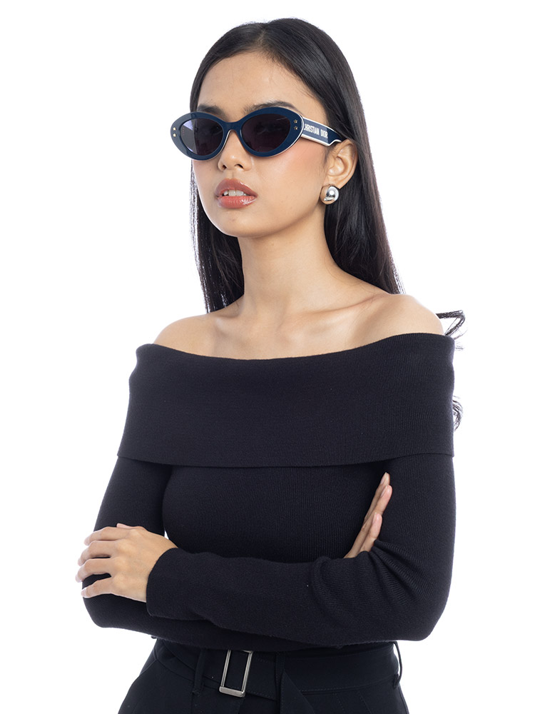 B1U DiorPacific Butterfly Sunglasses Navy