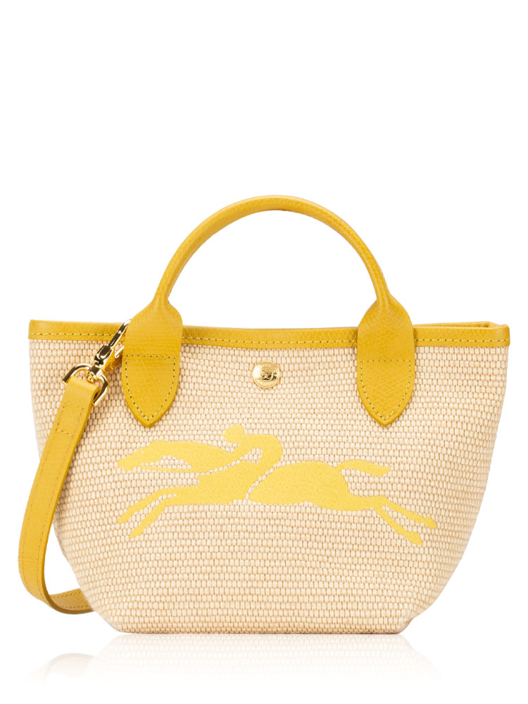 Le Panier Pliage Small Basket Bag Yellow