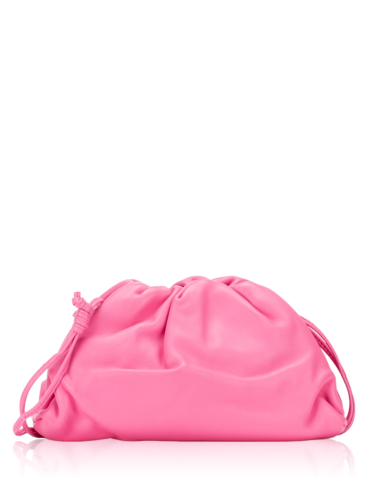 Butter Calfskin The Mini Pouch Crossbody Pink