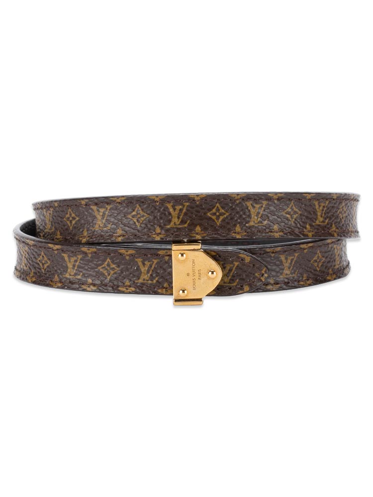 Monogram Box It Triple Tour Bracelet Sz 17