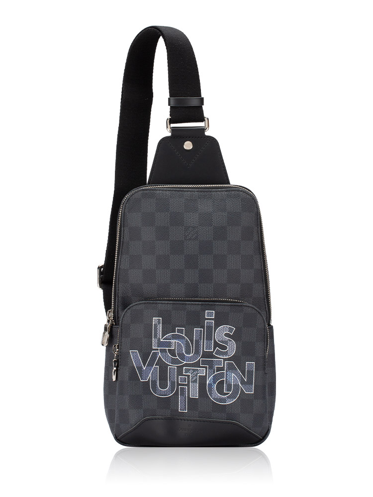 Damier Graphite Logo Avenue Slingbag
