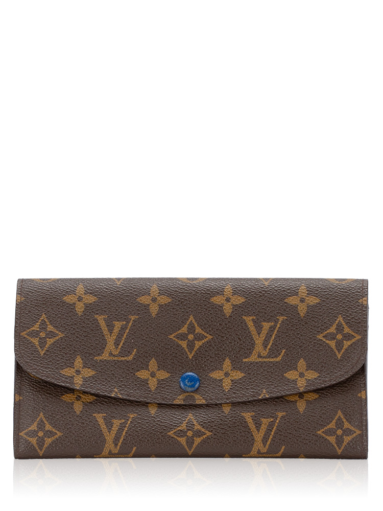 Monogram Emilie Wallet Blue