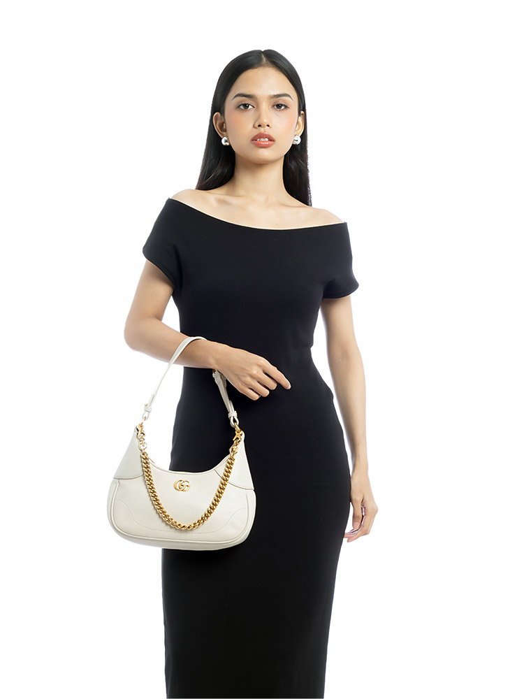 Goatskin Aphrodite Small Shoulder Bag Sphinx