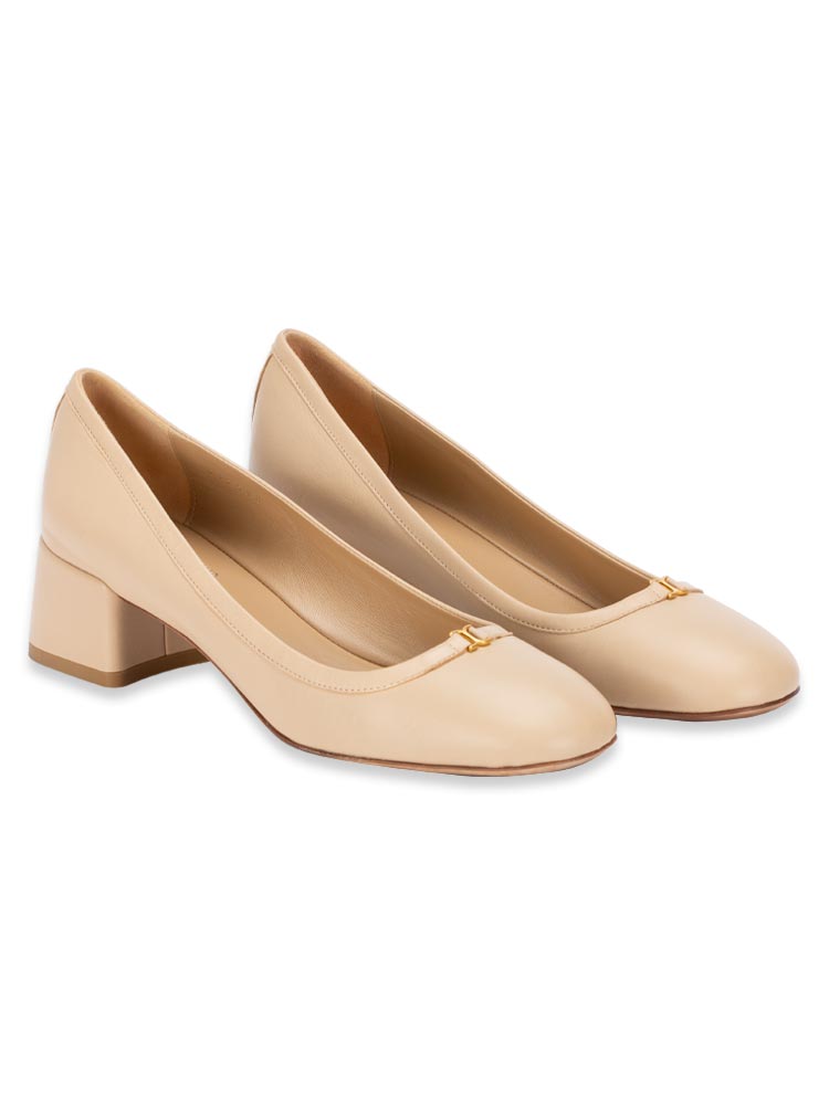 Lambskin Marcie Pumps Delicate Nude Sz 38