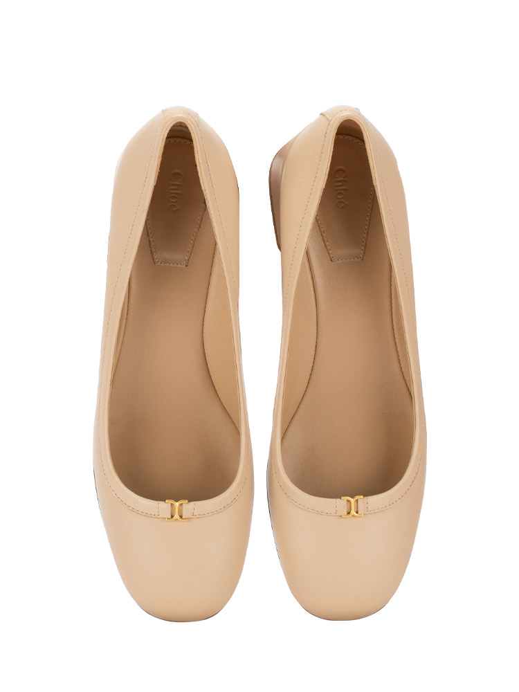 Lambskin Marcie Pumps Delicate Nude Sz 38