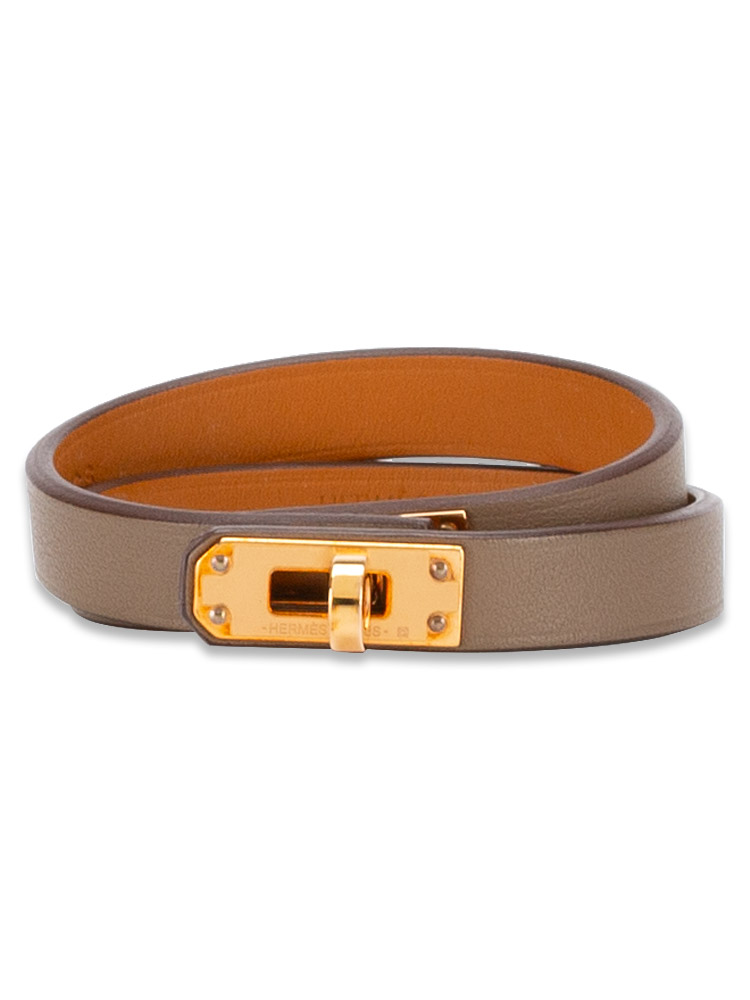 Swift Mini Kelly Double Tour T1 Bracelet Etoupe