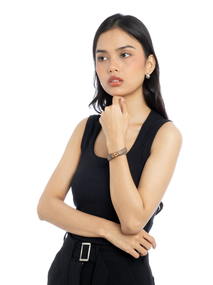 Swift Mini Kelly Double Tour T1 Bracelet Etoupe
