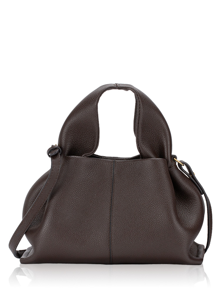 Textured Calfskin Numero Neuf Mini Ebony