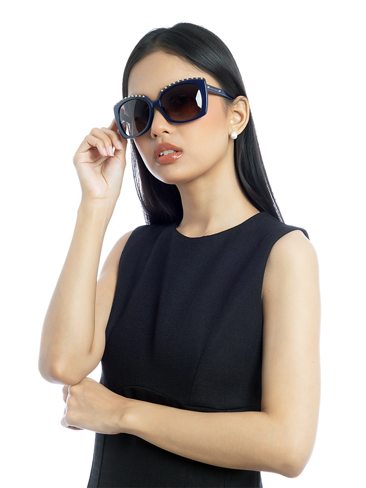 AMQ4262 Studded Sunglasses Blue