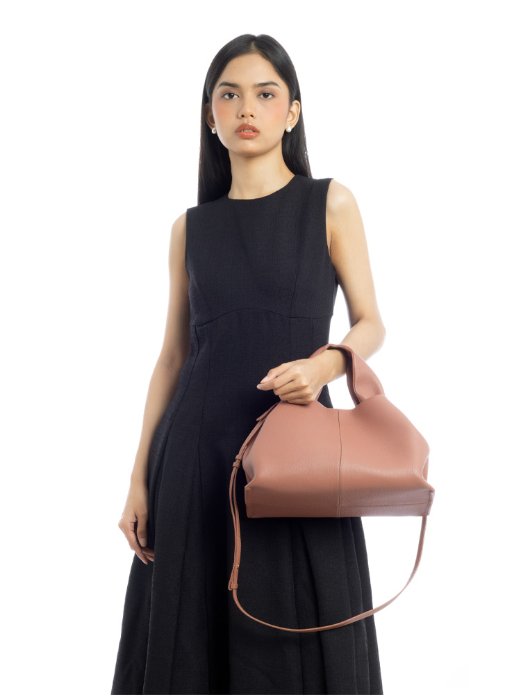 Textured Calfskin Numero Neuf Blush