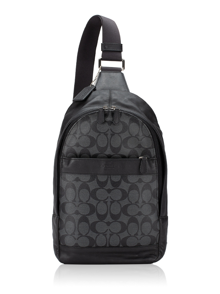 Men 54787 Signature Charles Pack Charcoal Black