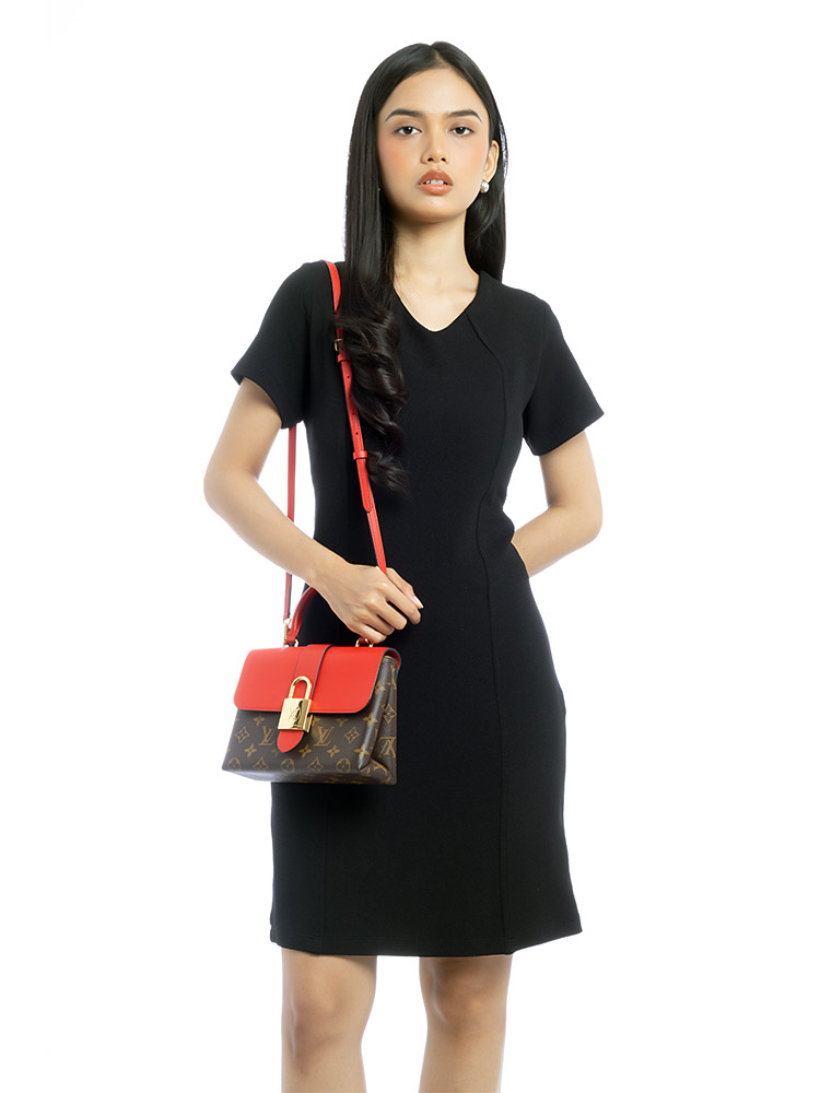 Monogram Locky BB Coquelicot